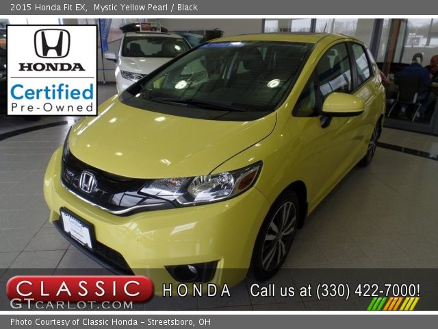 2015 Honda Fit EX in Mystic Yellow Pearl