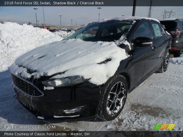 2018 Ford Focus SEL Sedan in Shadow Black