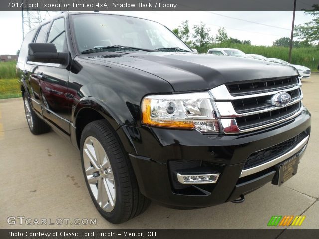 2017 Ford Expedition Limited 4x4 in Shadow Black
