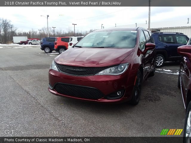 2018 Chrysler Pacifica Touring Plus in Velvet Red Pearl