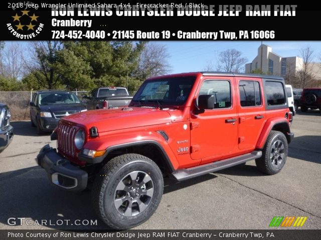2018 Jeep Wrangler Unlimited Sahara 4x4 in Firecracker Red