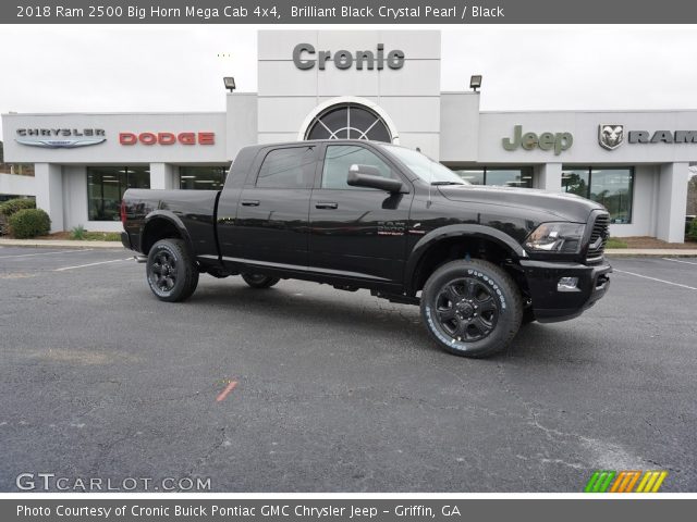 2018 Ram 2500 Big Horn Mega Cab 4x4 in Brilliant Black Crystal Pearl