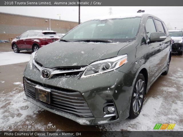 2018 Toyota Sienna Limited in Alumina Jade Metallic