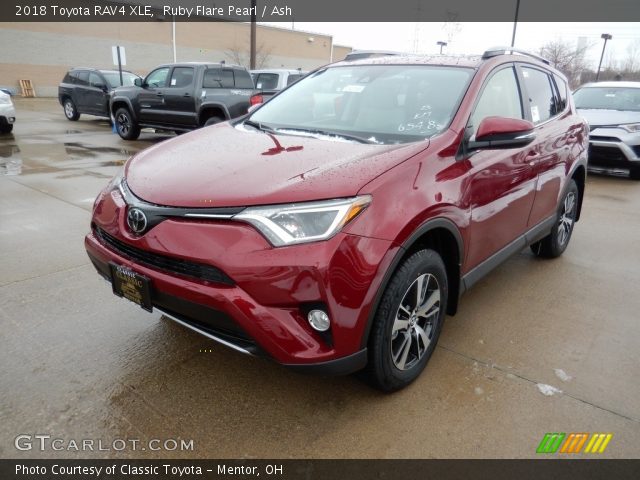 2018 Toyota RAV4 XLE in Ruby Flare Pearl