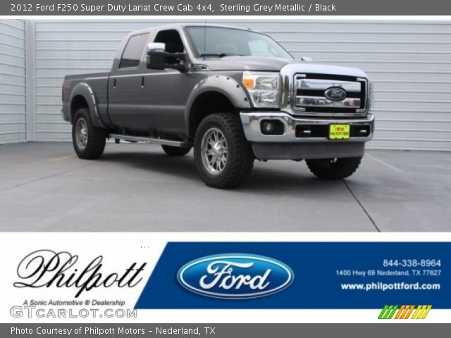 2012 Ford F250 Super Duty Lariat Crew Cab 4x4 in Sterling Grey Metallic