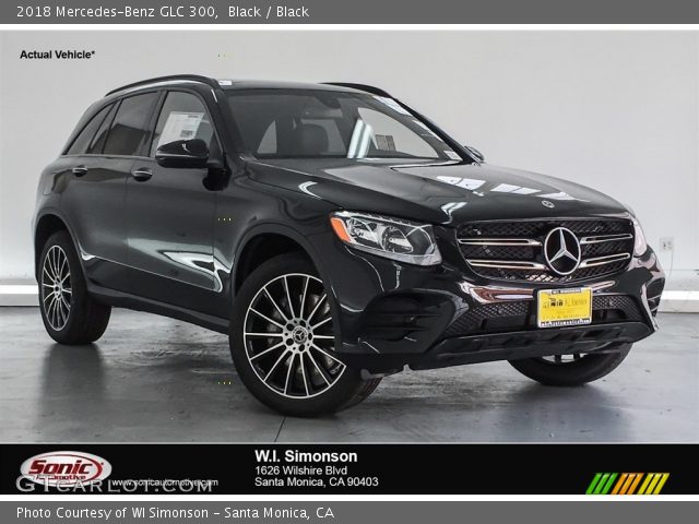 2018 Mercedes-Benz GLC 300 in Black