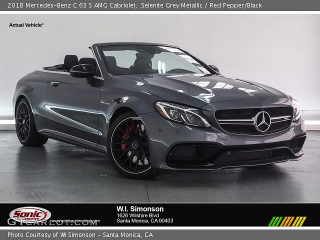 2018 Mercedes-Benz C 63 S AMG Cabriolet in Selenite Grey Metallic