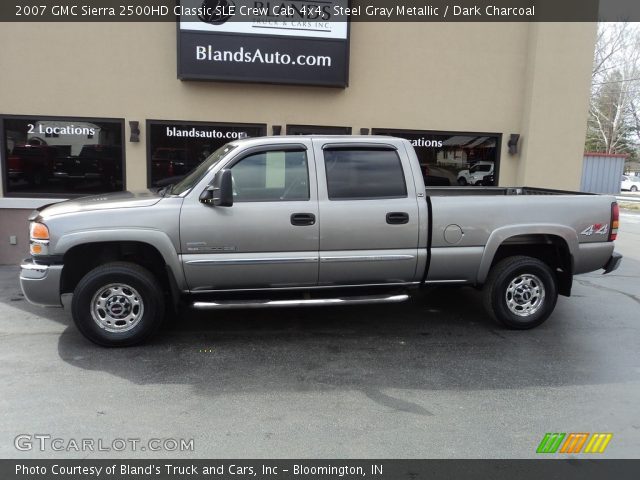 2007 GMC Sierra 2500HD Classic SLE Crew Cab 4x4 in Steel Gray Metallic