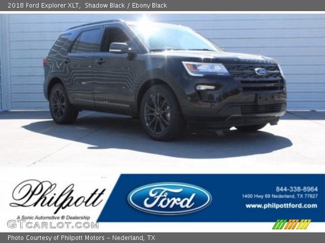 2018 Ford Explorer XLT in Shadow Black