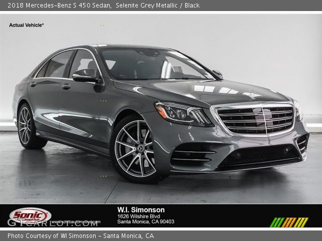 2018 Mercedes-Benz S 450 Sedan in Selenite Grey Metallic