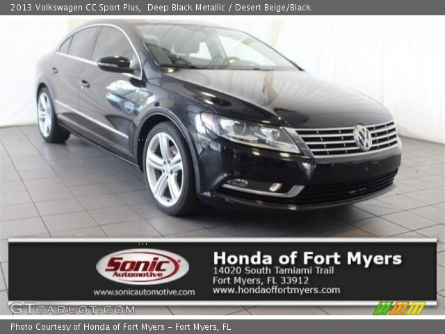 2013 Volkswagen CC Sport Plus in Deep Black Metallic