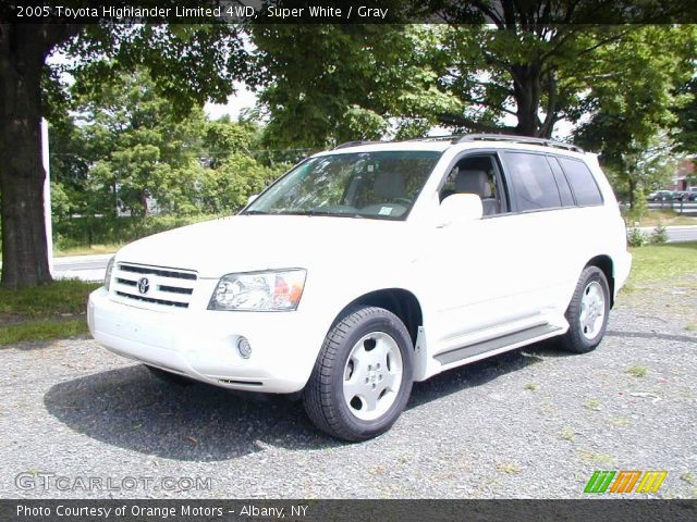 2005 Toyota Highlander Limited 4WD in Super White