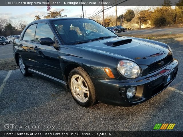 2003 Subaru Impreza WRX Sedan in Midnight Black Pearl