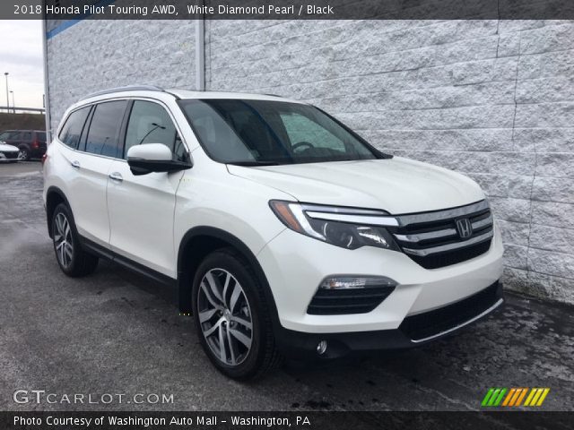 2018 Honda Pilot Touring AWD in White Diamond Pearl
