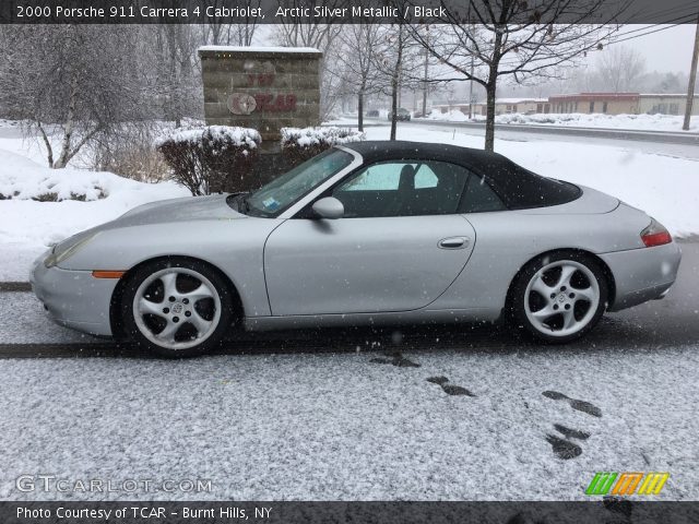 2000 Porsche 911 Carrera 4 Cabriolet in Arctic Silver Metallic