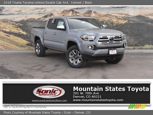 2018 Toyota Tacoma Limited Double Cab 4x4 in Cement