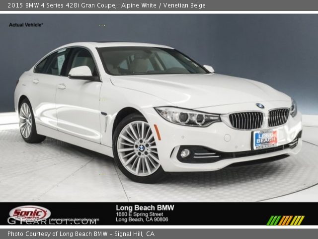 2015 BMW 4 Series 428i Gran Coupe in Alpine White