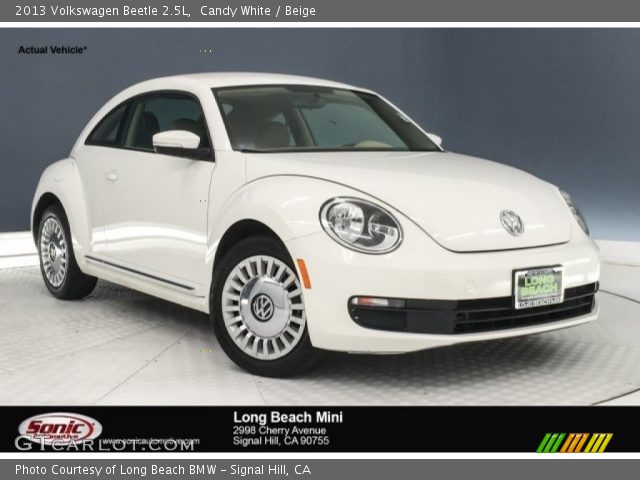 2013 Volkswagen Beetle 2.5L in Candy White