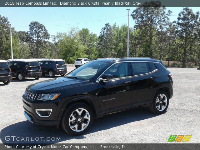 2018 Jeep Compass Limited in Diamond Black Crystal Pearl