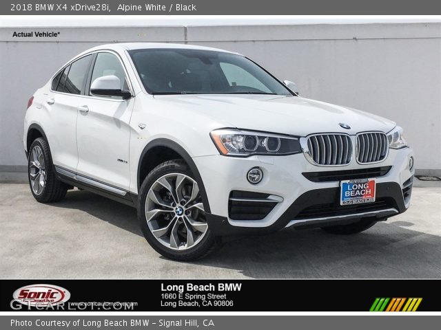 2018 BMW X4 xDrive28i in Alpine White