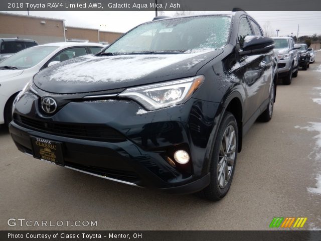 2018 Toyota RAV4 Limited AWD in Galactic Aqua Mica