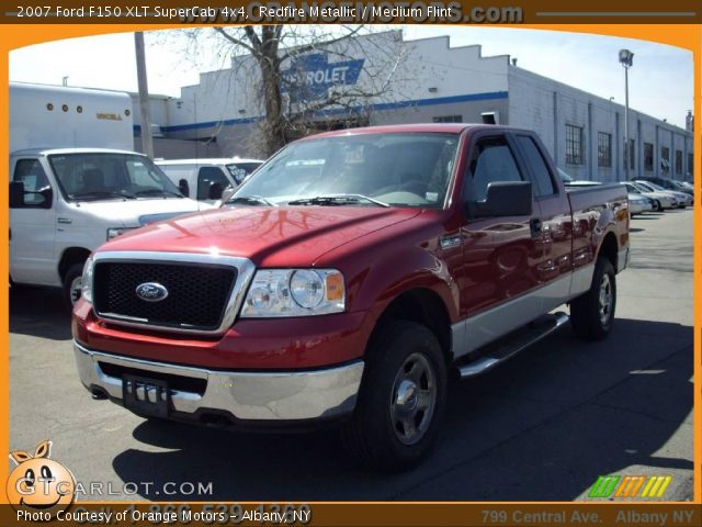 2007 Ford F150 XLT SuperCab 4x4 in Redfire Metallic