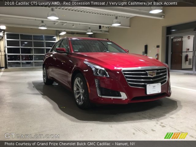 2018 Cadillac CTS Luxury AWD in Red Obsession Tintcoat