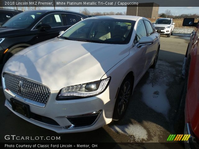 2018 Lincoln MKZ Premier in White Platinum Metallic Tri-Coat