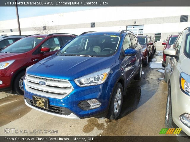 2018 Ford Escape SEL 4WD in Lightning Blue