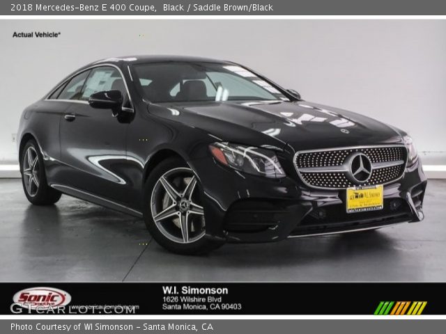 2018 Mercedes-Benz E 400 Coupe in Black