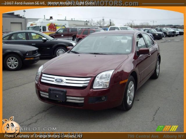 2007 Ford Fusion SE V6 in Merlot Metallic