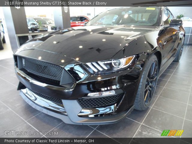2018 Ford Mustang Shelby GT350 in Shadow Black
