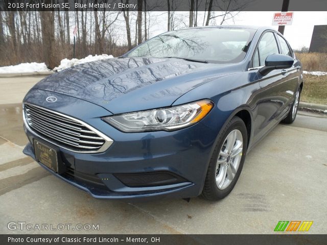 2018 Ford Fusion SE in Blue Metallic