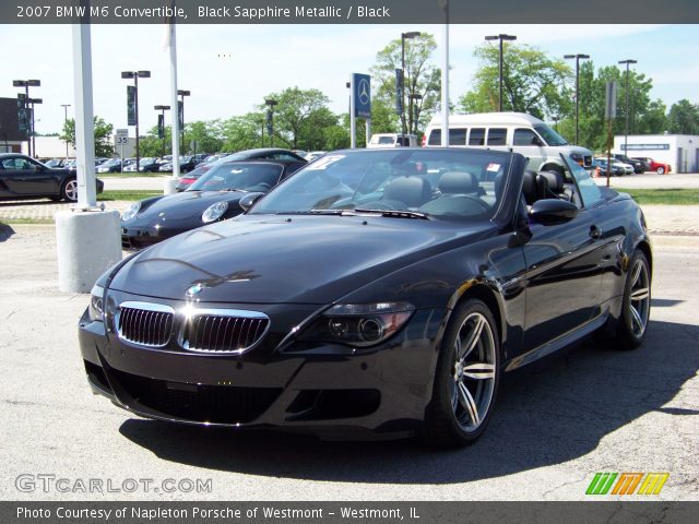 2007 BMW M6 Convertible in Black Sapphire Metallic