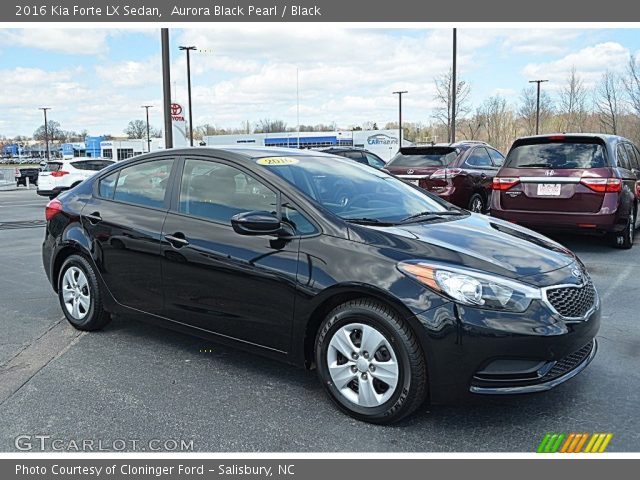 2016 Kia Forte LX Sedan in Aurora Black Pearl