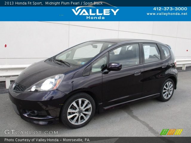 2013 Honda Fit Sport in Midnight Plum Pearl