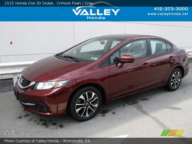 2015 Honda Civic EX Sedan in Crimson Pearl