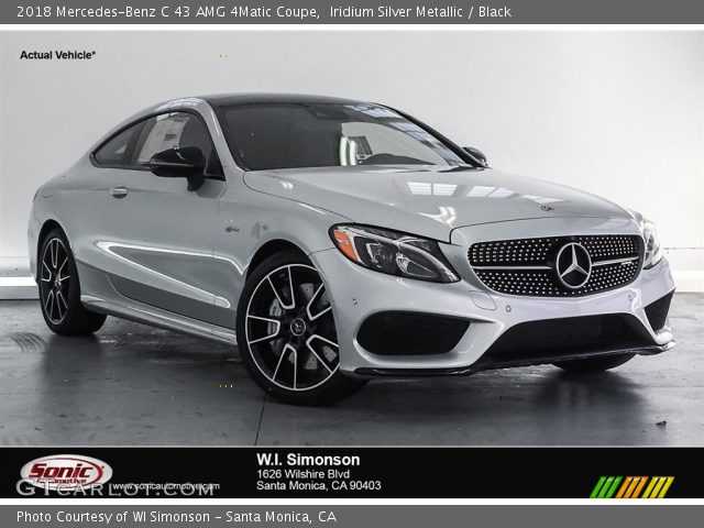 2018 Mercedes-Benz C 43 AMG 4Matic Coupe in Iridium Silver Metallic
