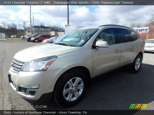 2013 Chevrolet Traverse LT AWD in Champagne Silver Metallic