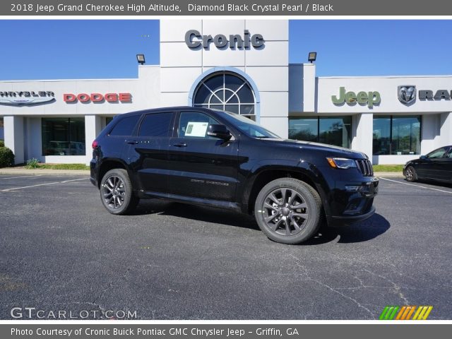2018 Jeep Grand Cherokee High Altitude in Diamond Black Crystal Pearl