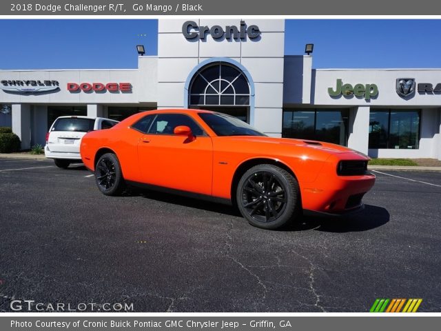 2018 Dodge Challenger R/T in Go Mango
