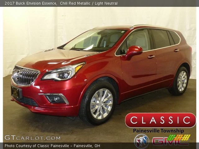 2017 Buick Envision Essence in Chili Red Metallic