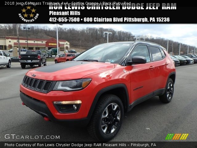 2018 Jeep Compass Trailhawk 4x4 in Spitfire Orange