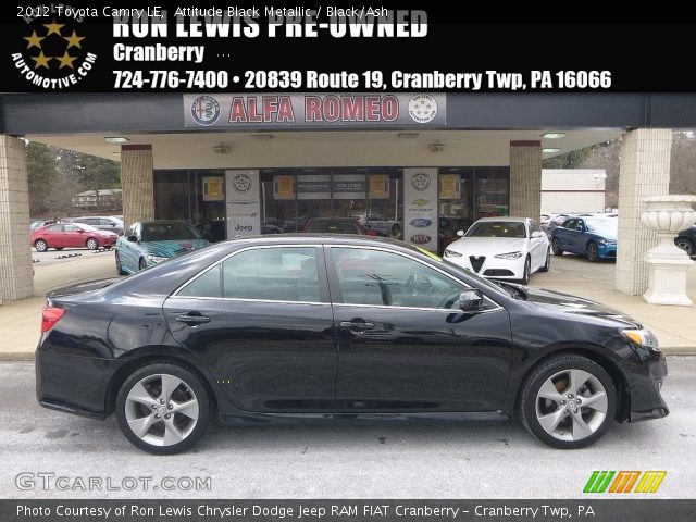 2012 Toyota Camry LE in Attitude Black Metallic