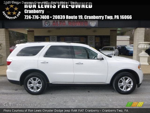2013 Dodge Durango Crew AWD in Bright White