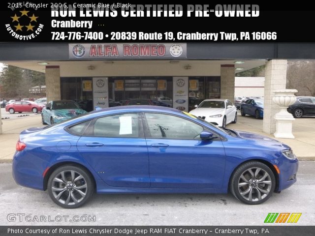 2015 Chrysler 200 S in Ceramic Blue