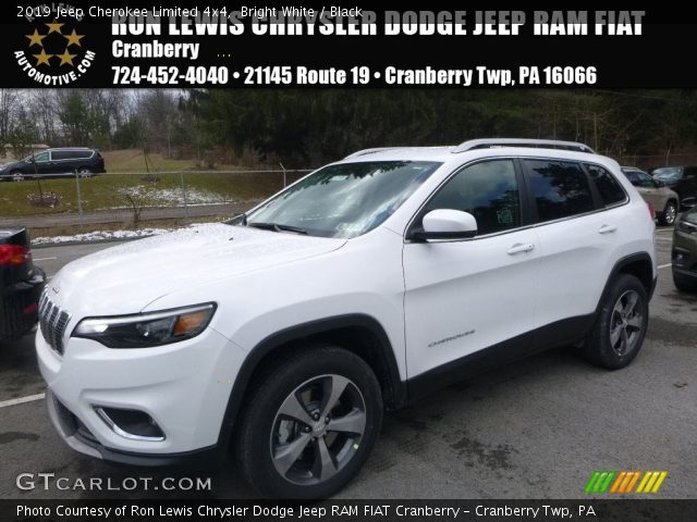 2019 Jeep Cherokee Limited 4x4 in Bright White