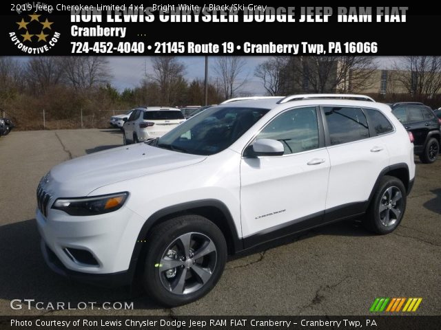 2019 Jeep Cherokee Limited 4x4 in Bright White