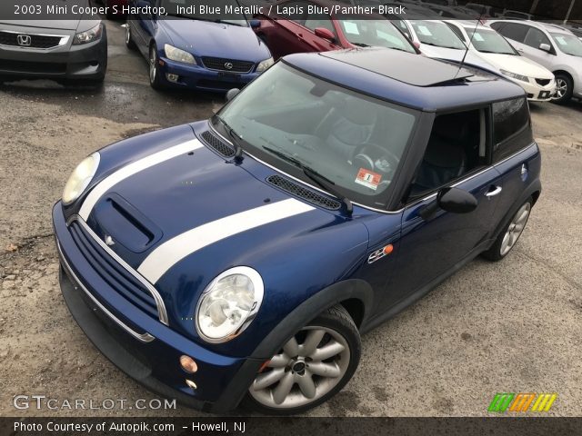 2003 Mini Cooper S Hardtop in Indi Blue Metallic