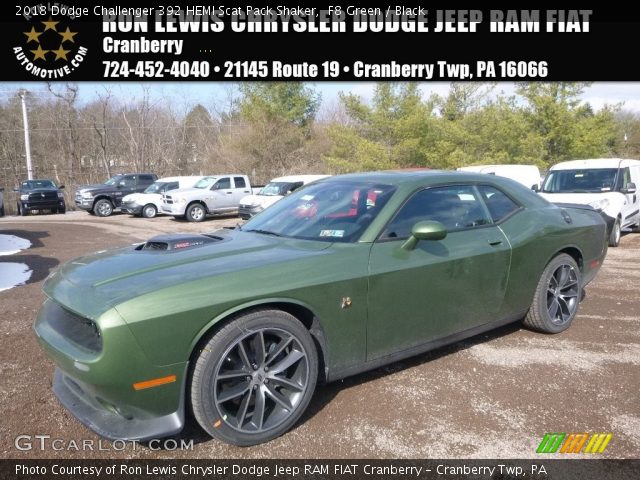 2018 Dodge Challenger 392 HEMI Scat Pack Shaker in F8 Green